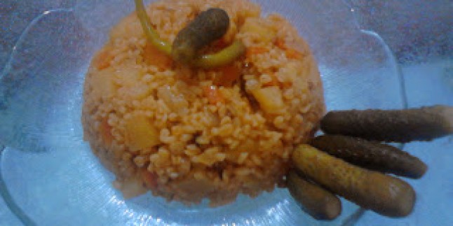 Havuçlu Patatesli Bulgur Pilavı