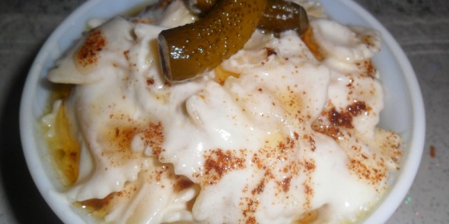 Yoğurtlu Makarna