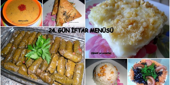 24. GÜN İFTAR MENÜSÜ