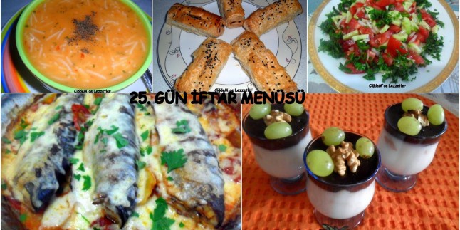 25. GÜN İFTAR MENÜSÜ