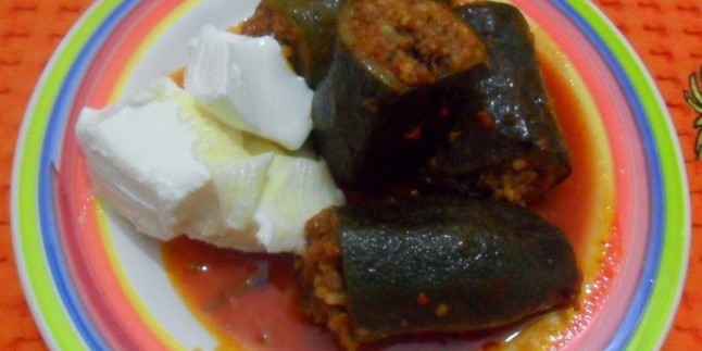 ETLİ KABAK DOLMASI