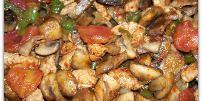 Mantarlı Tavuk Sote