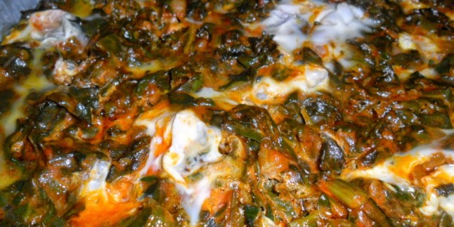 Yumurtalı Ispanak Kavurması