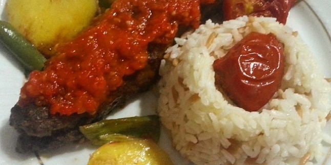 Köfte Mantolu Patlıcan