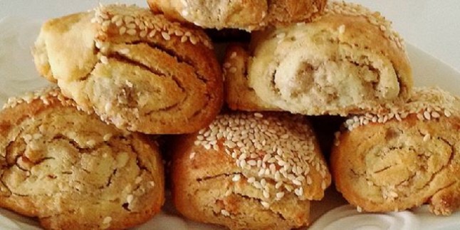Tahinli Cevizli Kurabiye
