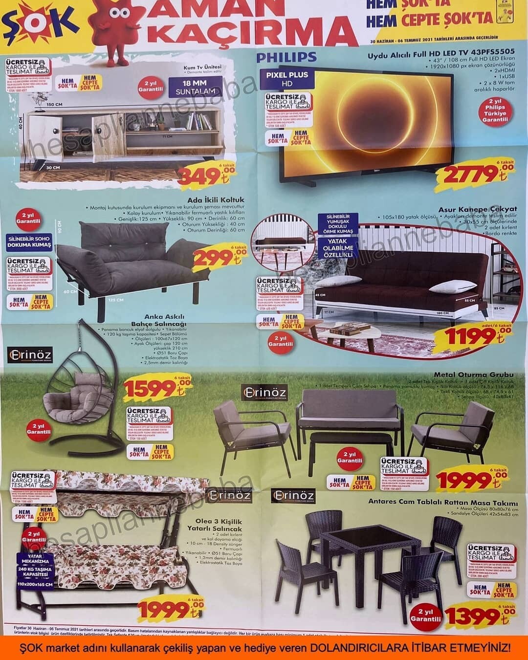 şok market 6 temmuz 2021 aktüel indirimleri Çiğdem�ce Lezzetler